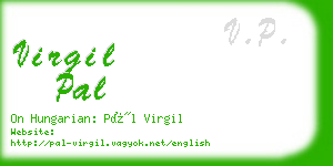 virgil pal business card